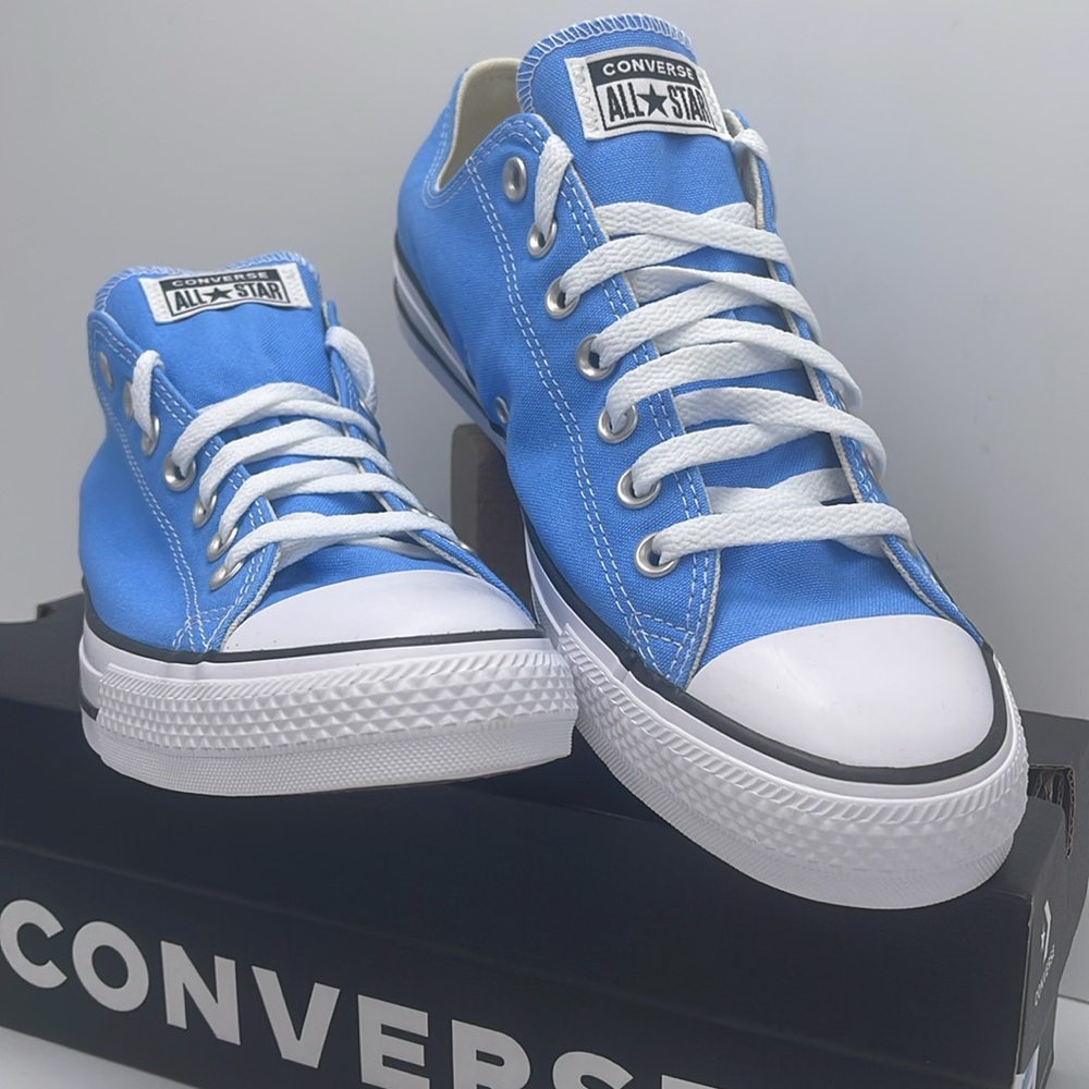 Vans Men’s A04545F CTAS OX LT. BLUE Platforms Sneakers Chuck Taylor All Stars - Picture 5 of 16